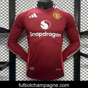 Player Version 24_25 Manchester United Home Long Sleeve Jersey