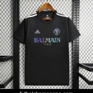 24_25 Manchester United x Balmain Black Training Jersey
