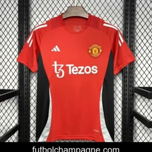 24_25 Manchester United Red Pre-match Training Jersey