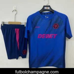 25_26 Wolverhampton Wanderers Training Jersey Blue+ Shorts