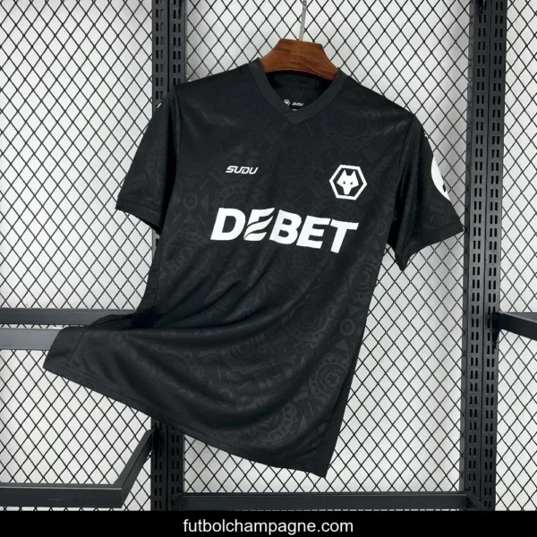 2025_26 Wolverhampton Wanderers Goalkeeper Black Jersey