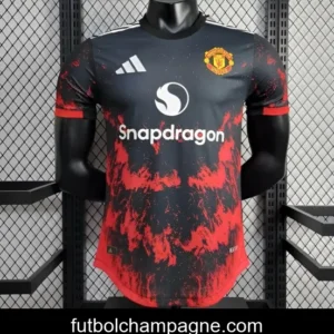 Player Version 24_25 Manchester United Black_Red Special Jersey