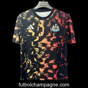 25_26 Newcastle United Black with Abstract Art Pattern Jersey