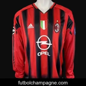 Retro 04_05 AC Milan Home Long Sleeve Jersey