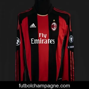 Retro 10_11 AC Milan Home Long Sleeve Jersey