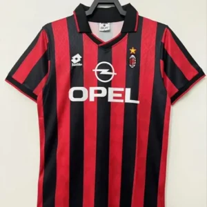 Retro 95_96AC Milan Home Soccer Jersey