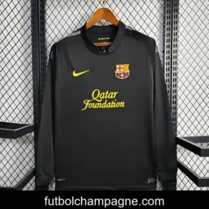 11_12 Retro Barcelona Away Long Sleeve Jersey