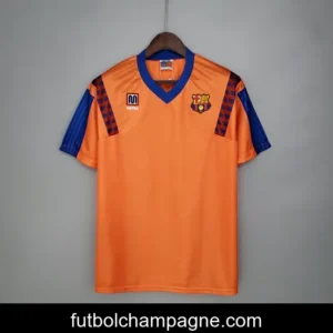 Retro 89_92 Barcelona Away Orange Jersey