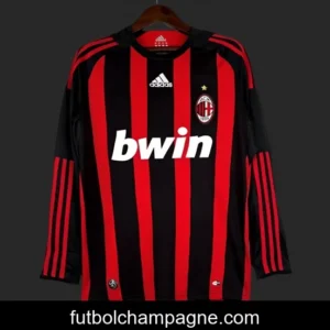 Retro 08_09 AC Milan Home Long Sleeve Jersey