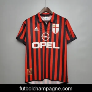 Retro 99-00 AC Milan Centenary home Soccer Jersey