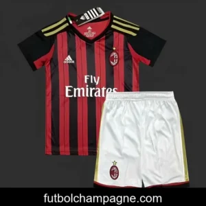 Retro Kids 2013_14 AC Milan Home Soccer Jersey