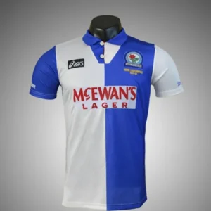 Retro 94_96 Blackburn Rovers Home Soccer Jersey