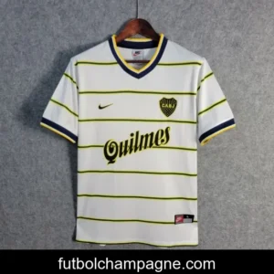 Retro 98_99 Boca Juniors Away White Jersey