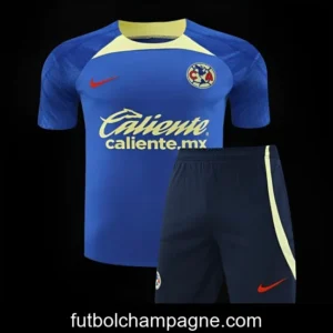 24_25 Club America Blue_Yellow Short Sleeve Jeresy+Shorts