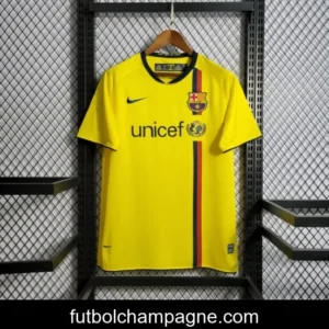 Retro 08_09 Barcelona Away Yellow Jersey