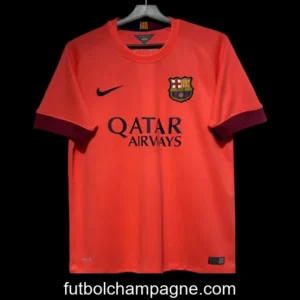 Retro 14_15 Barcelona Away Orange Jersey