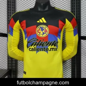 Player Version 25_26 Club America Home Long Sleeve Jersey