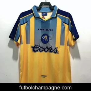 Retro 95_97 Chelsea Away Yellow Soccer Jersey