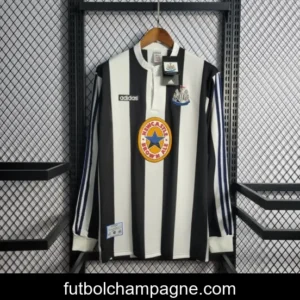 Retro 1995-97 Long Sleeve Newcastle Home Soccer Jersey