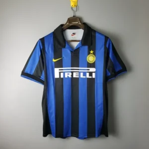 1998 models short-sleeved retro Inter Soccer Jersey