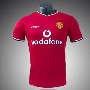 RETRO 00_02 Manchester United Home Soccer Jersey