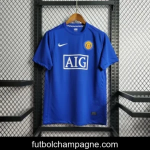 Retro 08_09 Manchester United Third Blue Jersey
