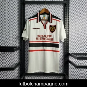 Retro 97-99 Manchester United White Jersey