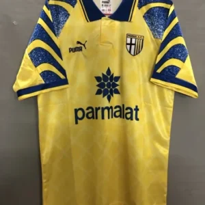 Retro 95_97 Parma Away Yellow Soccer Jersey