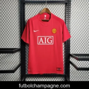 Retro 07-08 Manchester United Home Premier League Jersey