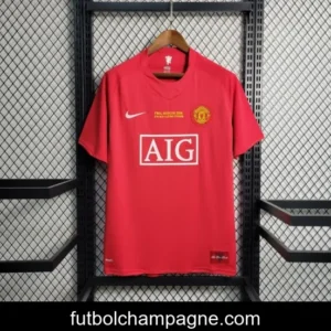 Retro 07-08 Manchester United Champions League Version Home Jersey