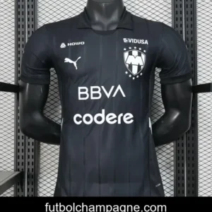 Player Version 24_25 Monterrey Third Black Jersey
