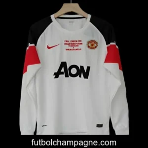 Retro 10_11 Manchester United Away Long Sleeve Champion League Jersey