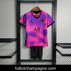 Retro 20-21 Kids PSG Paris Forth Pink Jersey