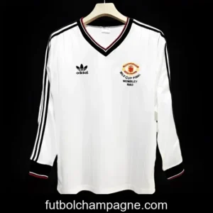 Retro 1983_84 Manchester United Away Long Sleeve Jersey