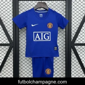 Retro 08_09 Kids Manchester United Away Size 16-28 Jersey