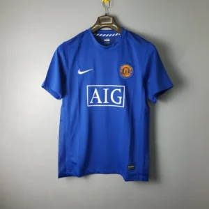 Retro 08_09 Manchester United Third short sleeve Soccer Jersey