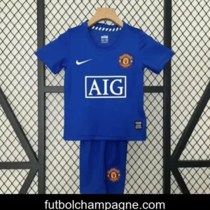 Retro 24_25 Kids Manchester United Third Blue Jersey