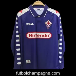 Retro 98_99 Fiorentina Home Long Sleeve Jersey