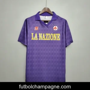 Retro Fiorentina 89_90 home Soccer Jersey