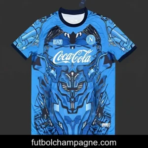 25_26 Napoli EA7 Blue with Robotic Armor Pattern Jersey