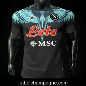 Player Version 20_21 Kappa X Marcelo Burlon Napoli Black Jersey
