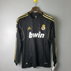 2012 Real Madrid black long sleeves Soccer Jersey