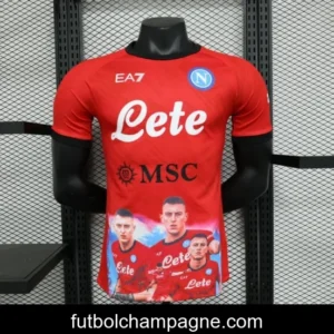 Player Version SSC Napoli Face Game Pierluigi Gollini Goalkeeper Jersey