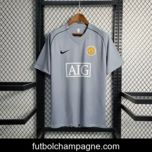 Retro 07-08 Manchester United Gray Goalkeeper Jersey
