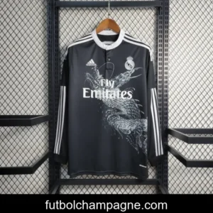 Retro 14_15 Real Madrid Third Black Dragon Long Jersey