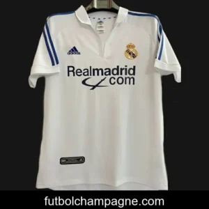 Retro 01_02 Real Madrid Home Jersey League Version With Sponsor