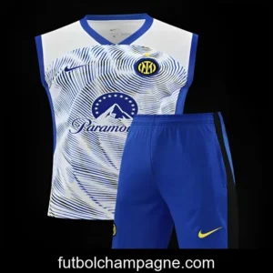 24_25 Inter Milan White Vest Jeresy+Shorts