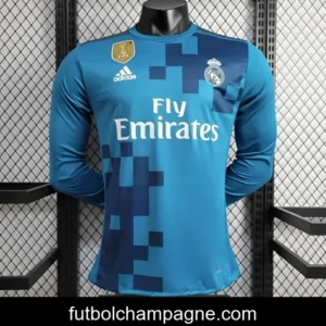 Retro 17_18 Real Madrid Third Long Sleeve Jersey