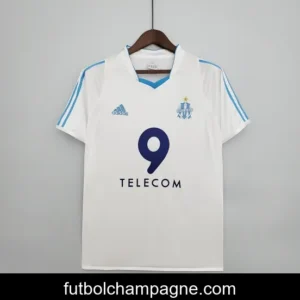 Retro 02_03 Marseille home Soccer Jersey
