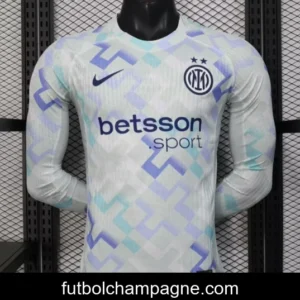 Player Version 25_26 Inter Milan Away WHITE Long Sleeve Jersey